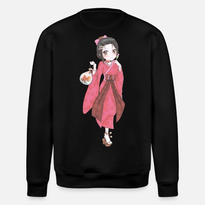 Manga - Stanley/Stella ROLLER Unisex Organic Sweatshirt - black