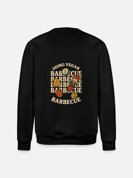 Vegan Barbeque - Stanley/Stella Unisex Bio-Sweatshirt ROLLER - Schwarz
