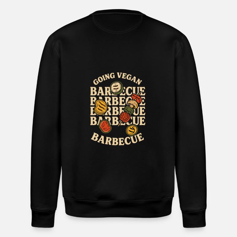 Vegan Barbeque - Stanley/Stella Unisex Bio-Sweatshirt ROLLER - Schwarz