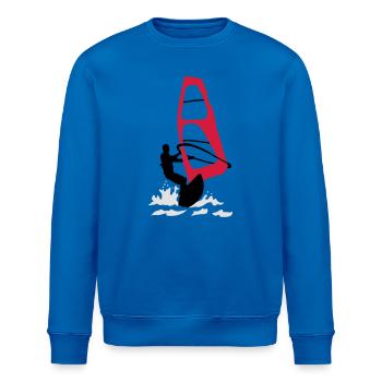 Windsurfing - Stanley/Stella Unisex Bio-Sweatshirt ROLLER - Königsblau - Vorne - Nik (191cm)