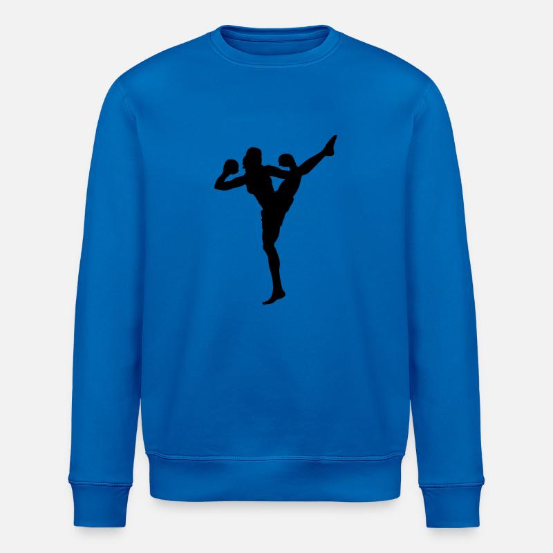 Kickbox-Silhouette - Sweat bio ROLLER Stanley/Stella Unisexe - bleu roi