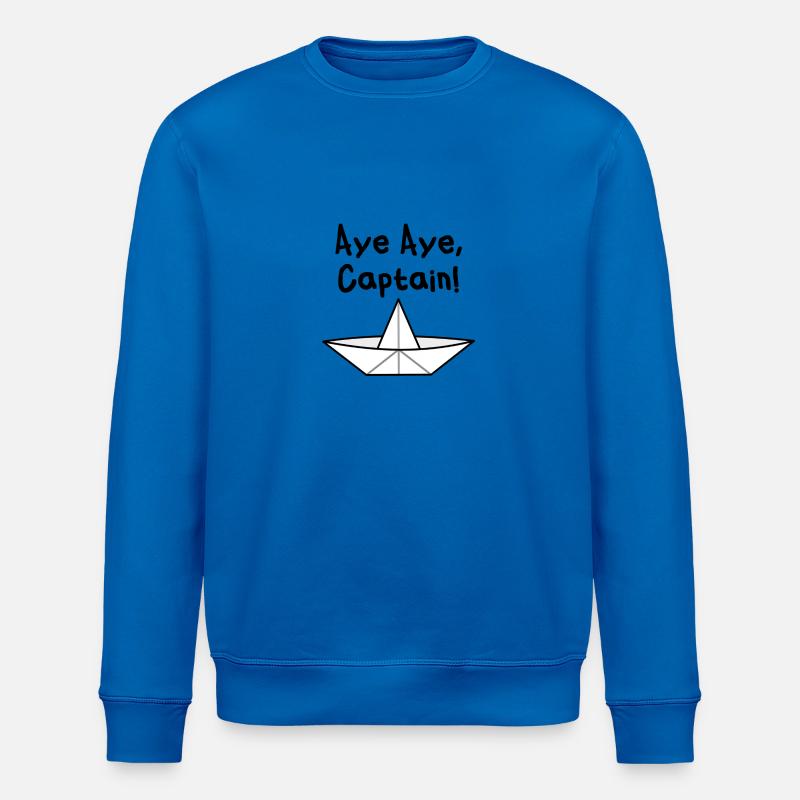 AyeAyeCaptain - Stanley/Stella Unisex Bio-Sweatshirt ROLLER - Königsblau