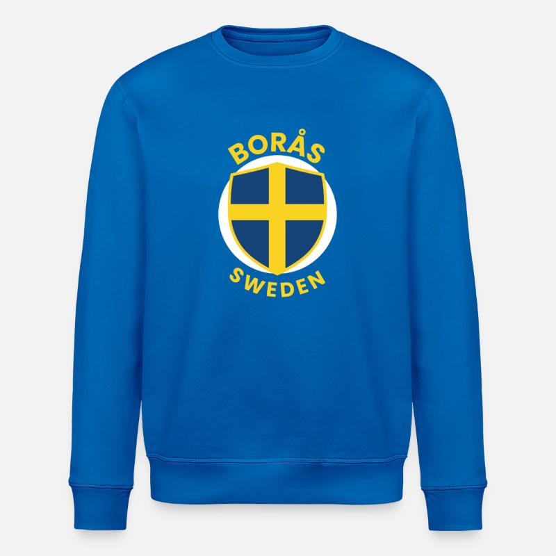 Borås-Schild Schweden Emblem - Stanley/Stella Unisex Bio-Sweatshirt ROLLER - Königsblau