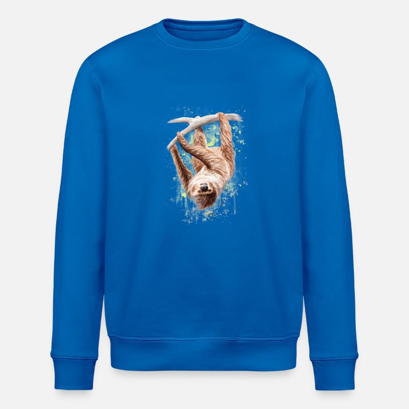 Faultier - Stanley/Stella Unisex Bio-Sweatshirt ROLLER - Königsblau