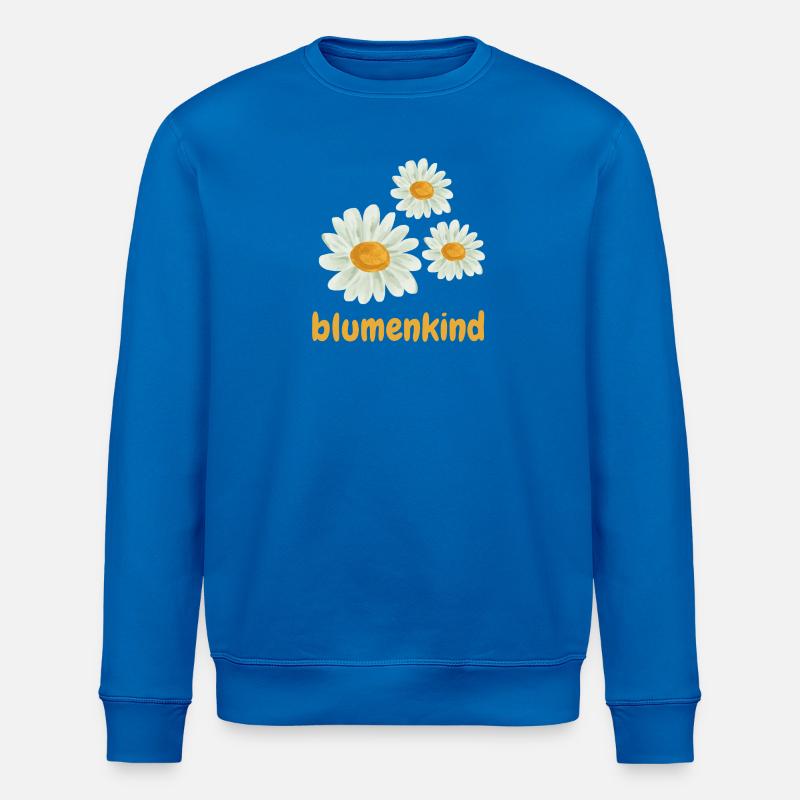Blumenkind - Stanley/Stella Unisex Bio-Sweatshirt ROLLER - Königsblau