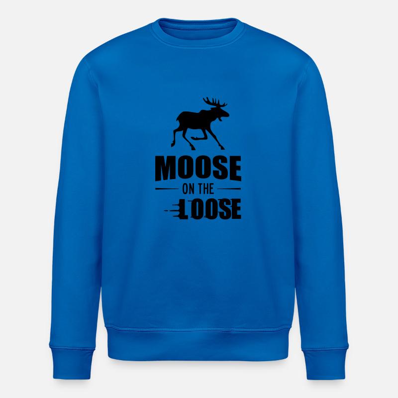 Moose On The Loose - Sweat bio ROLLER Stanley/Stella Unisexe - bleu roi