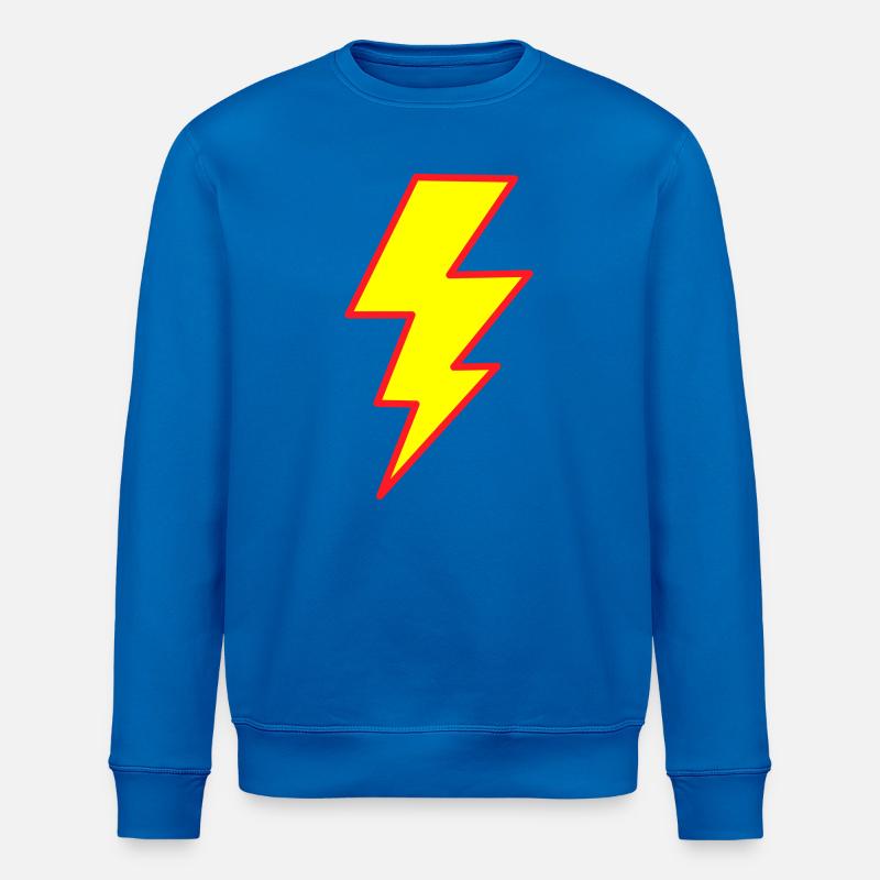 Double éclair - Sweat bio ROLLER Stanley/Stella Unisexe - bleu roi