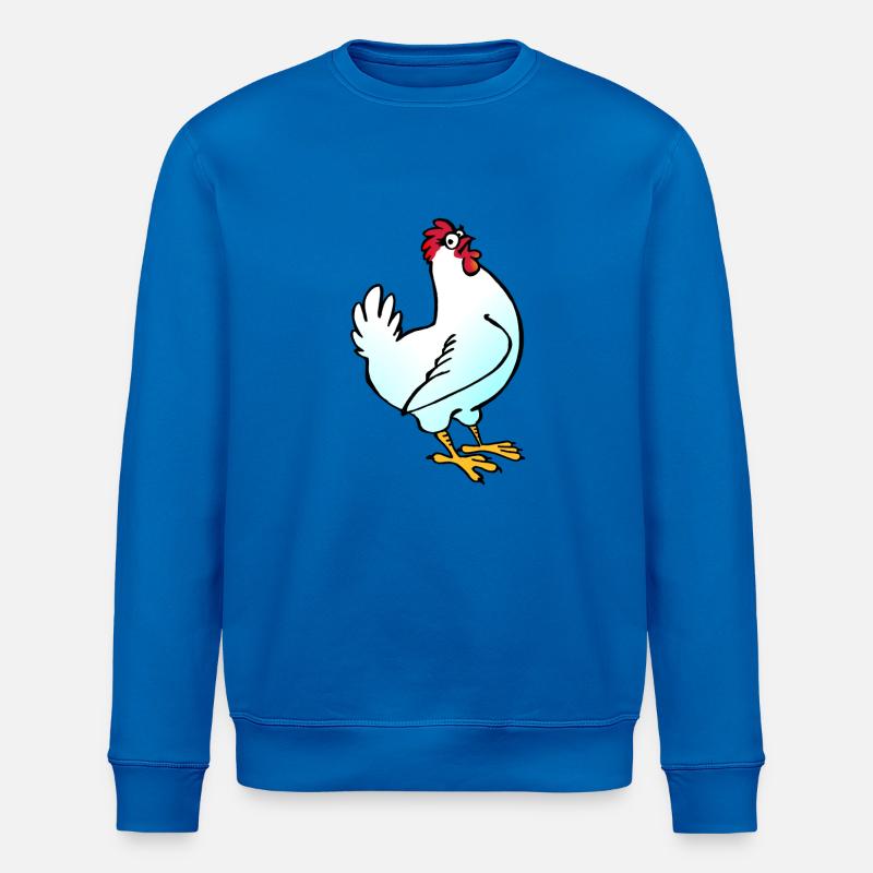 Hühnerhof - Stanley/Stella Unisex Bio-Sweatshirt ROLLER - Königsblau