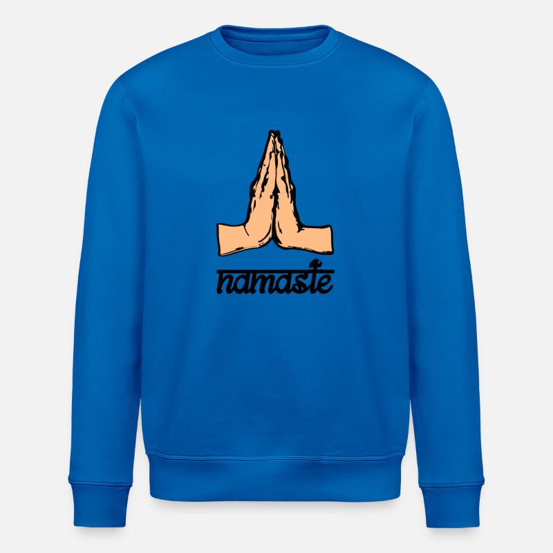 Namaste - Stanley/Stella Unisex Bio-Sweatshirt ROLLER - Königsblau