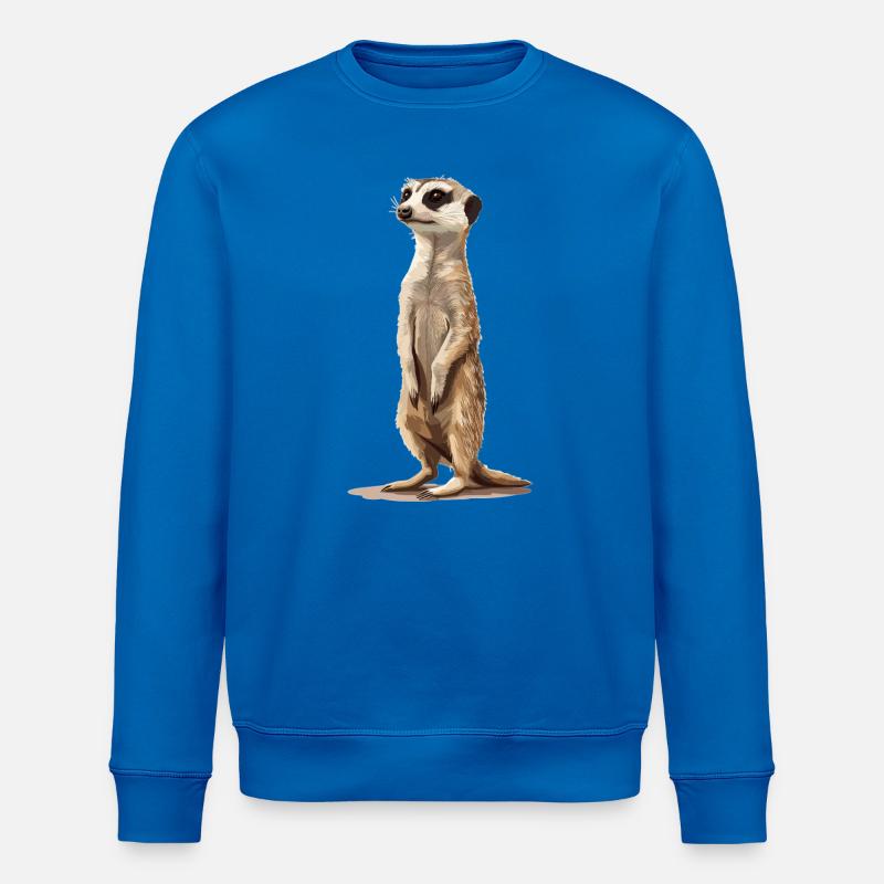 Suricate Erdmännchen - Sweat bio ROLLER Stanley/Stella Unisexe - bleu roi