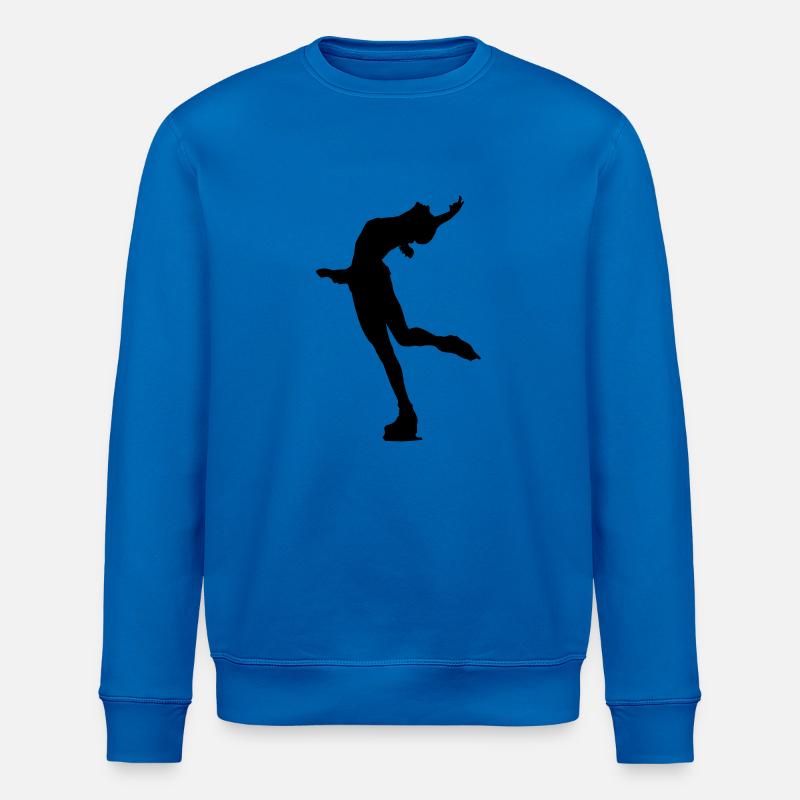 Eislaufen Schlittschuhe - Stanley/Stella Unisex Bio-Sweatshirt ROLLER - Königsblau