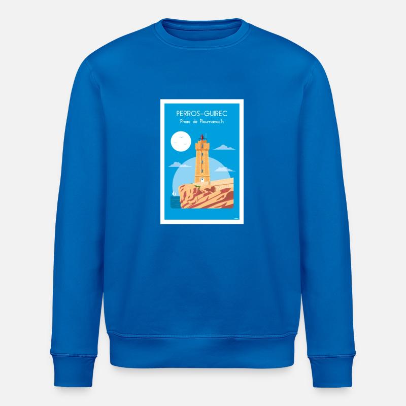 PLOUMANAC'H LEUCHTTURM - Stanley/Stella Unisex Bio-Sweatshirt ROLLER - Königsblau