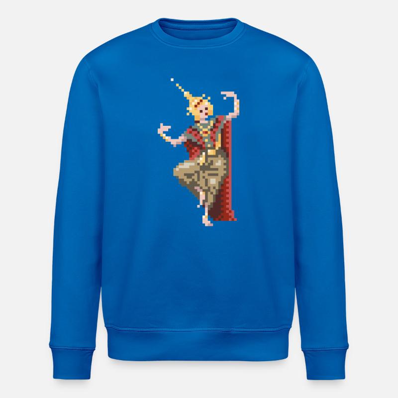 8bit thai dancer - Stanley/Stella Unisex Bio-Sweatshirt ROLLER - Königsblau
