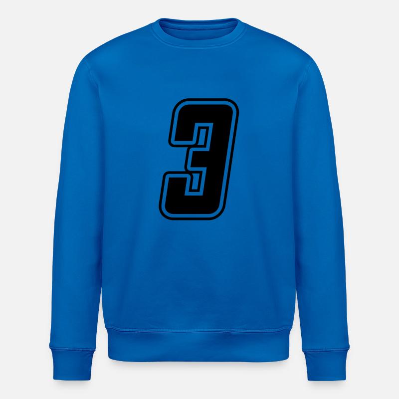 Numéro 3 - Sweat bio ROLLER Stanley/Stella Unisexe - bleu roi