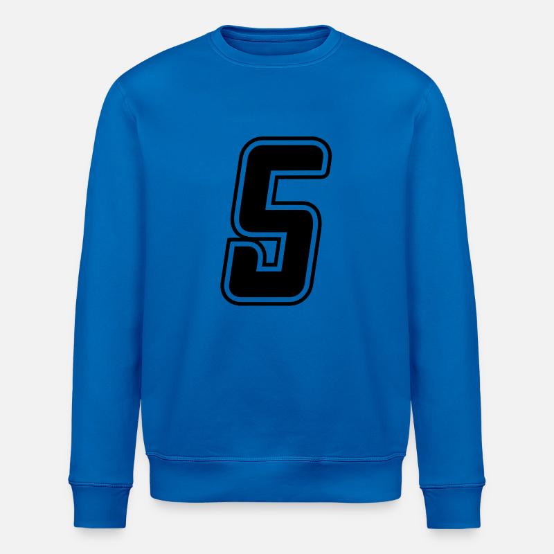 Numéro 5 - Sweat bio ROLLER Stanley/Stella Unisexe - bleu roi