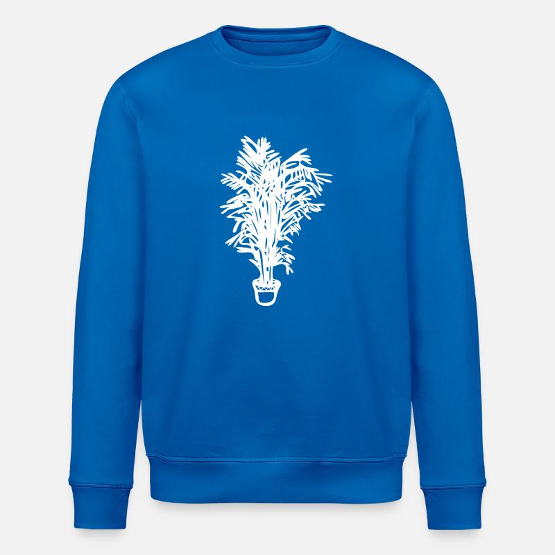 Topfpflanze, Geschenk, Geschenkidee - Stanley/Stella Unisex Bio-Sweatshirt ROLLER - Königsblau