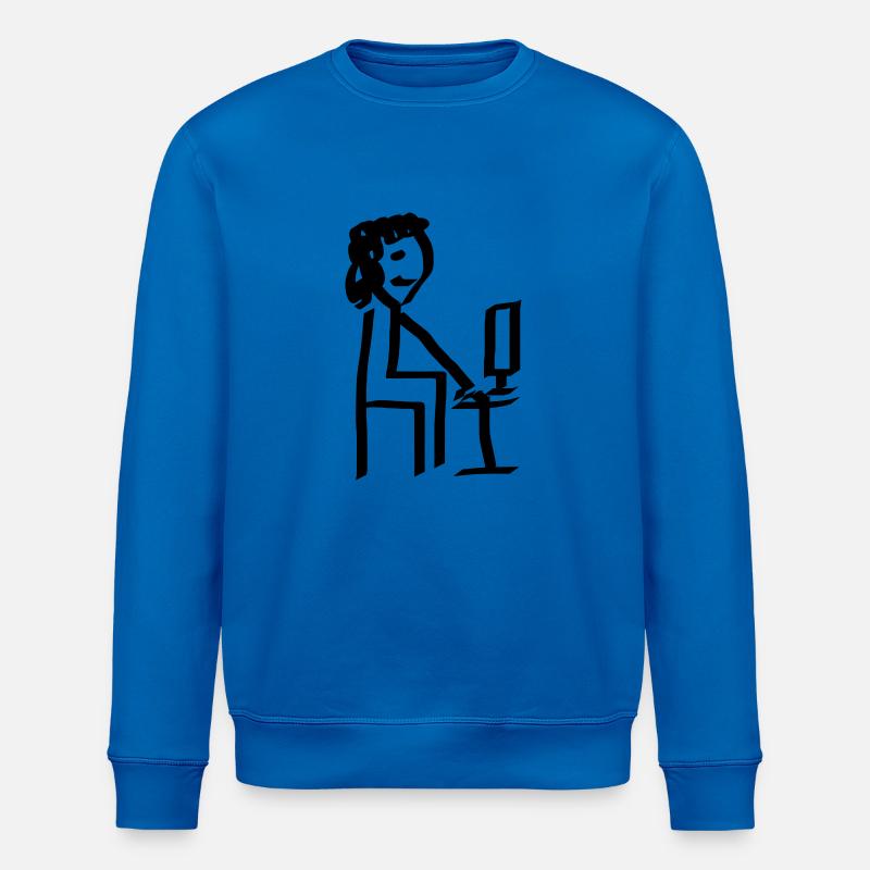 officeplankton - Stanley/Stella Unisex Bio-Sweatshirt ROLLER - Königsblau
