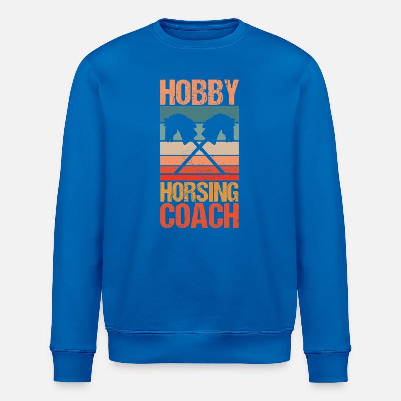Steckenpferd Cheval de Hobby Cavalier - Sweat bio ROLLER Stanley/Stella Unisexe - bleu roi