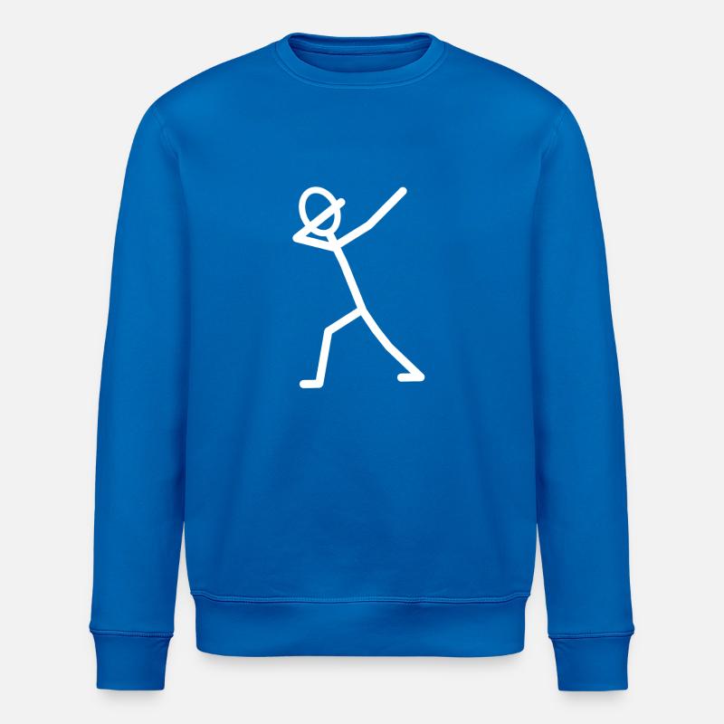 DAB DÄB Jubel Geschenkidee - Stanley/Stella Unisex Bio-Sweatshirt ROLLER - Königsblau