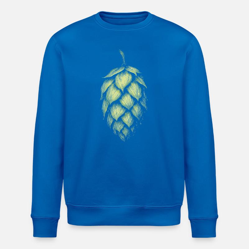 Houblon - Sweat bio ROLLER Stanley/Stella Unisexe - bleu roi