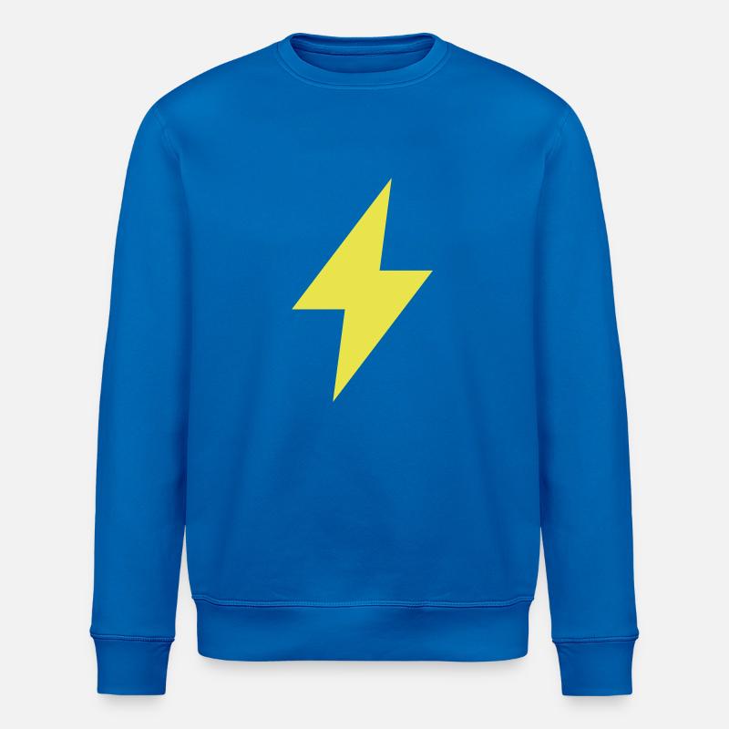 Blitz Symbol - Thunder - Flash - Stanley/Stella Unisex Bio-Sweatshirt ROLLER - Königsblau