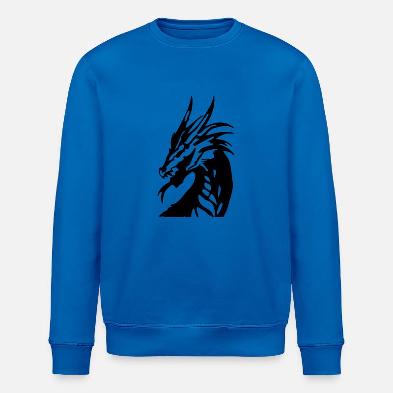 dragon_head - Stanley/Stella Unisex Bio-Sweatshirt ROLLER - Königsblau