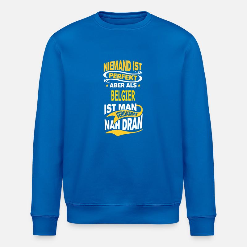 BELGIER - Stanley/Stella Unisex Bio-Sweatshirt ROLLER - Königsblau