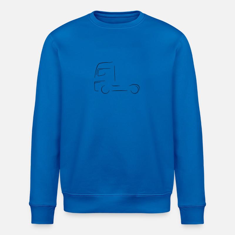 Silhouette de camion - Sweat bio ROLLER Stanley/Stella Unisexe - bleu roi