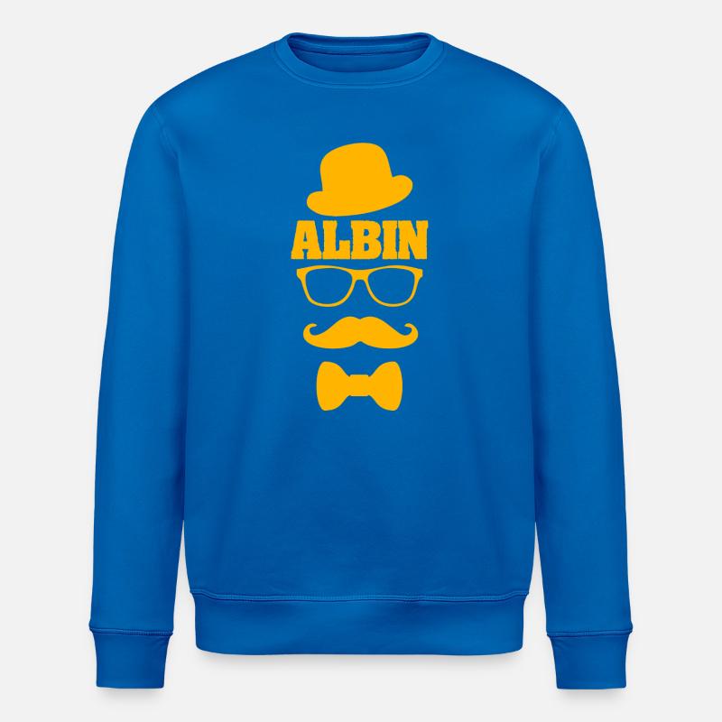 Hipster Albin - Sweat bio ROLLER Stanley/Stella Unisexe - bleu roi