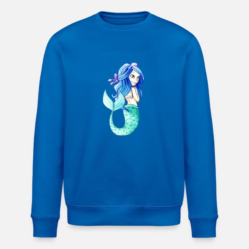 Sirène de jolie bande dessinée - Sweat bio ROLLER Stanley/Stella Unisexe - bleu roi