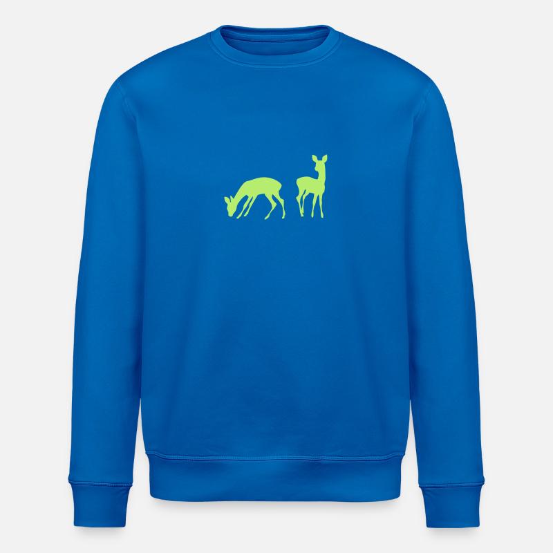 Rehe - Stanley/Stella Unisex Bio-Sweatshirt ROLLER - Königsblau
