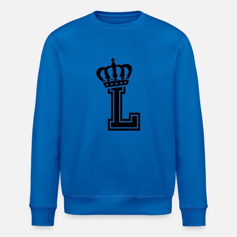 Buchstabe L - Stanley/Stella Unisex Bio-Sweatshirt ROLLER - Königsblau