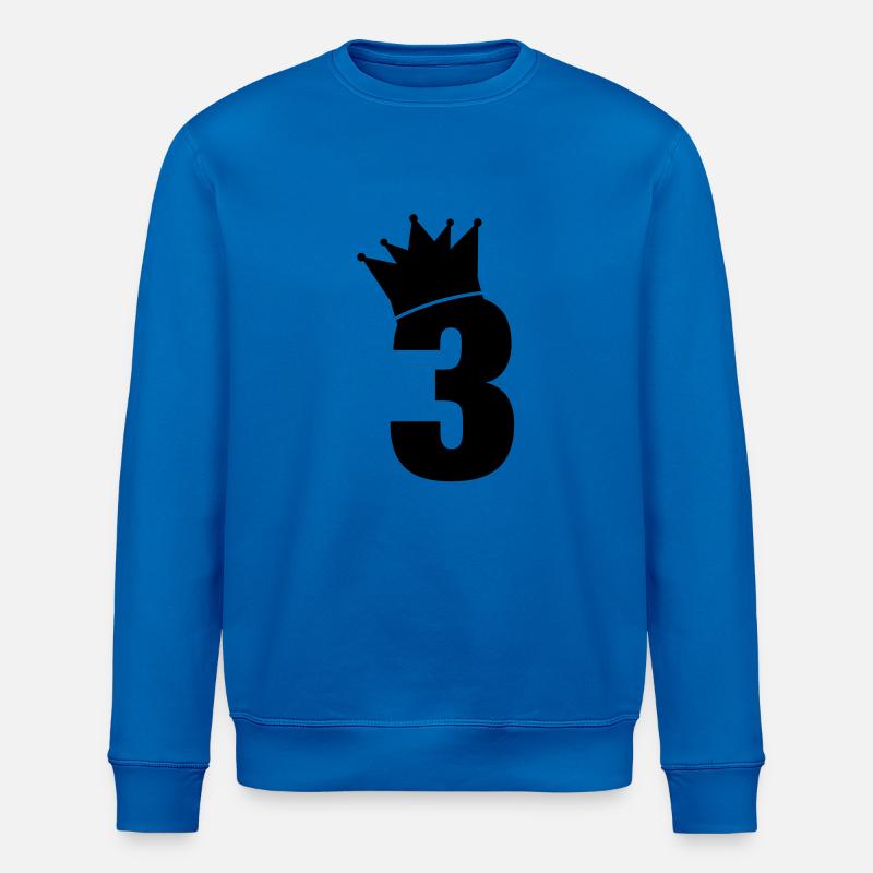 3_krone_f1 - Stanley/Stella Unisex Bio-Sweatshirt ROLLER - Königsblau