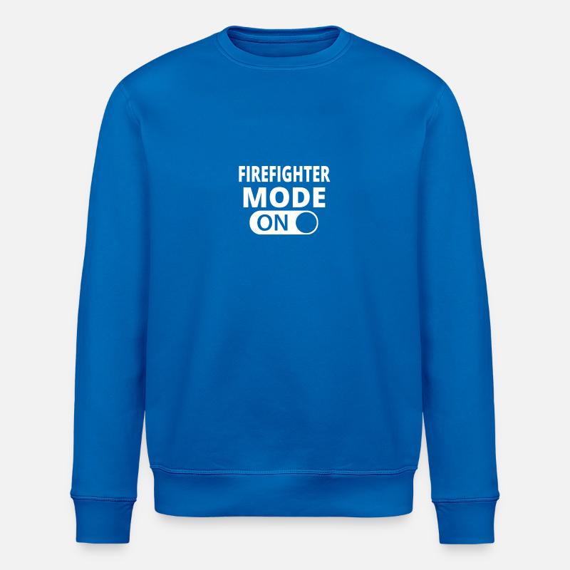 MODE ON FIREFIGHTER - Stanley/Stella Unisex Bio-Sweatshirt ROLLER - Königsblau