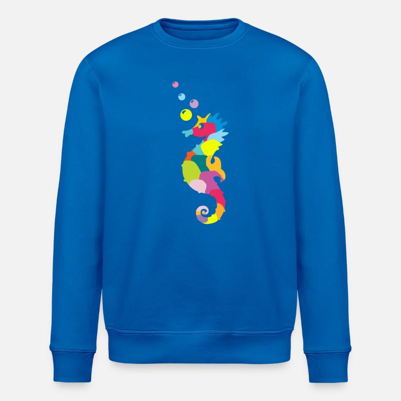 Seepferd - Stanley/Stella Unisex Bio-Sweatshirt ROLLER - Königsblau