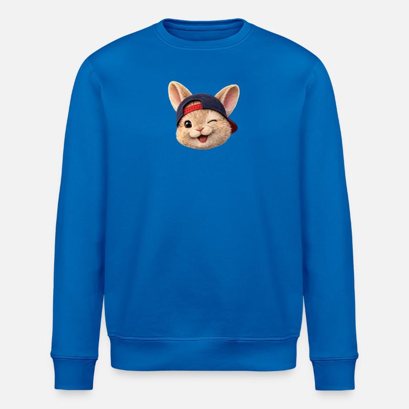 Bunny - Stanley/Stella ROLLER Unisex Organic Sweatshirt - royal blue