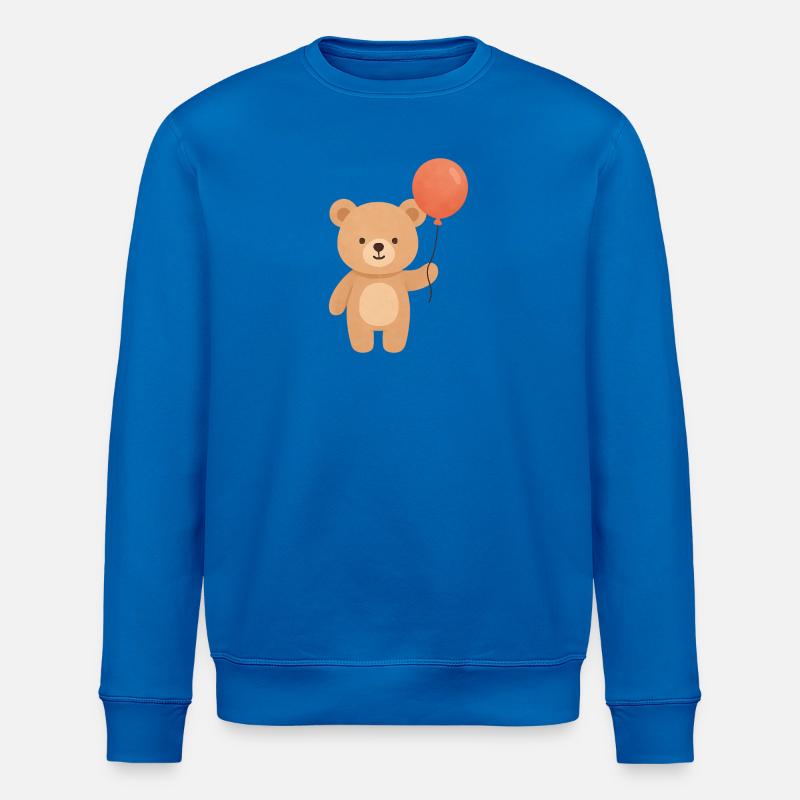 Ballonbär-Laune - Stanley/Stella Unisex Bio-Sweatshirt ROLLER - Königsblau