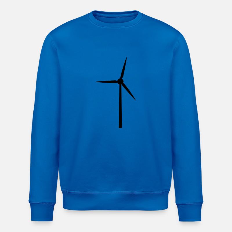 wind_wheel__f1 - Stanley/Stella Unisex Bio-Sweatshirt ROLLER - Königsblau