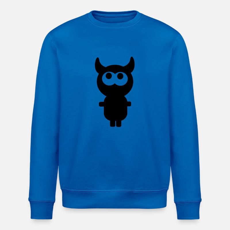Bitte Bitte Bitte miniTyrann - Stanley/Stella Unisex Bio-Sweatshirt ROLLER - Königsblau