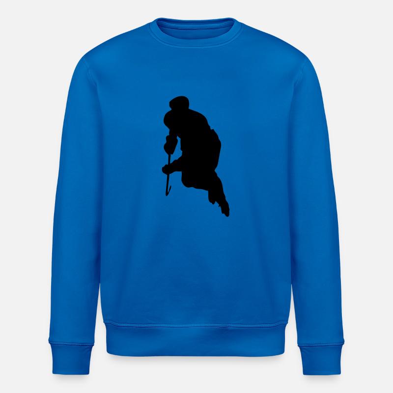 Hockey Player - Stanley/Stella Unisex Bio-Sweatshirt ROLLER - Königsblau