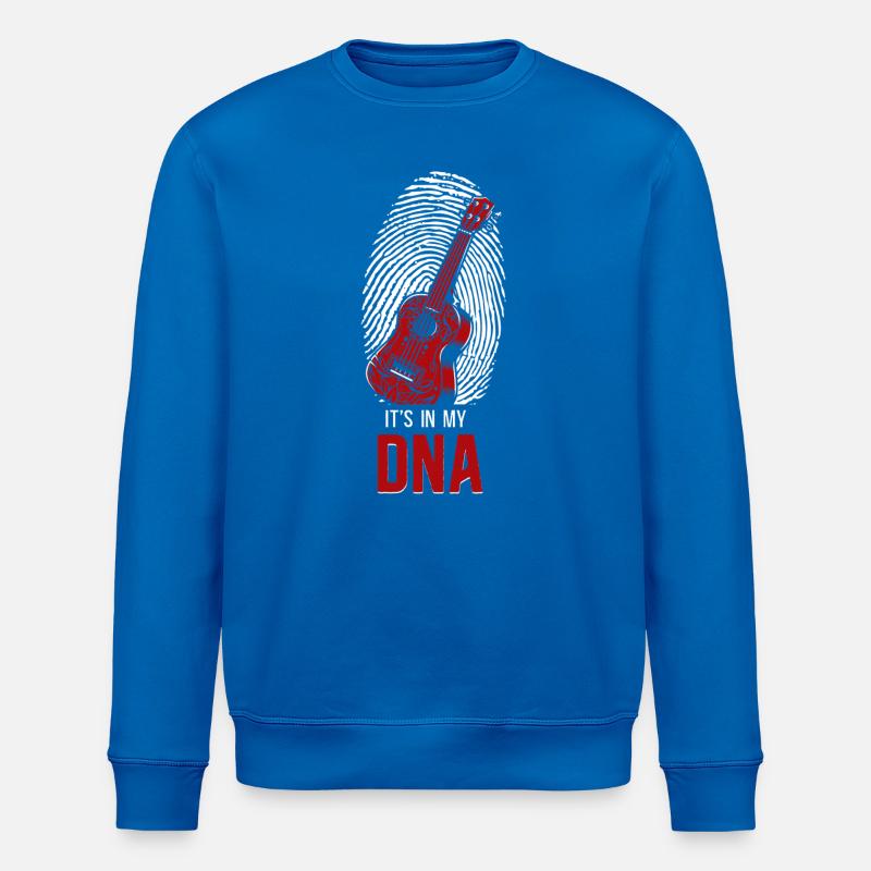 Hawaiian Ukulele Uke Fingerprint - Stanley/Stella Unisex Bio-Sweatshirt ROLLER - Königsblau