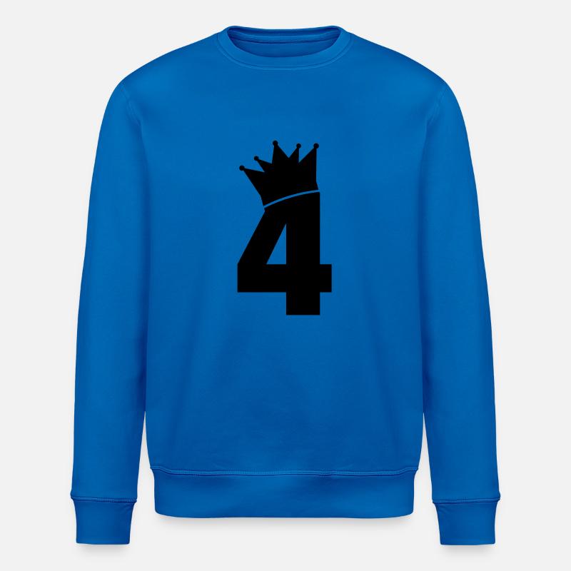 4_krone_f1 - Stanley/Stella Unisex Bio-Sweatshirt ROLLER - Königsblau