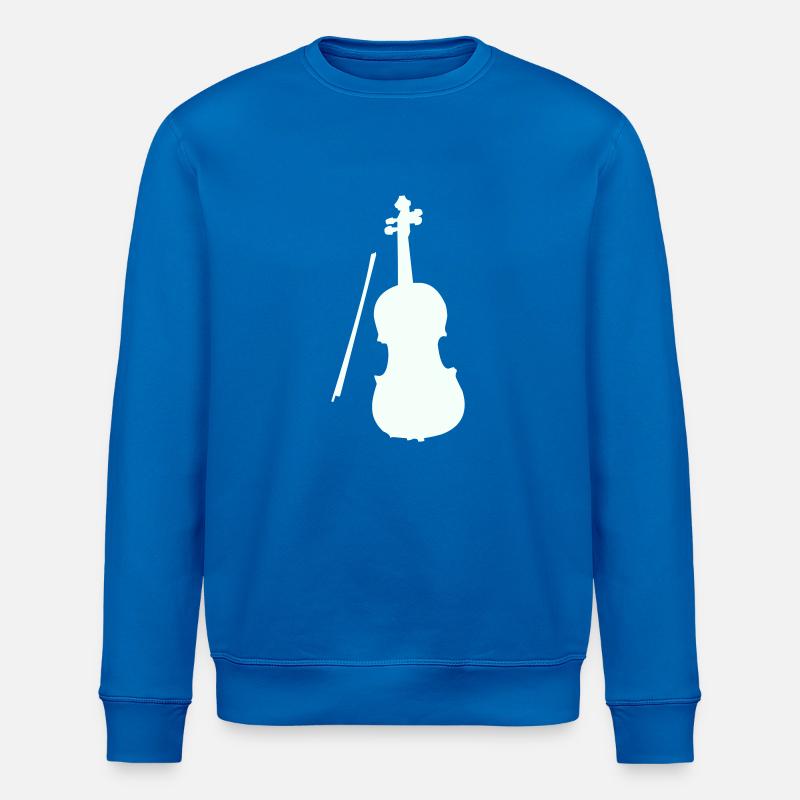 geige violine - Stanley/Stella Unisex Bio-Sweatshirt ROLLER - Königsblau