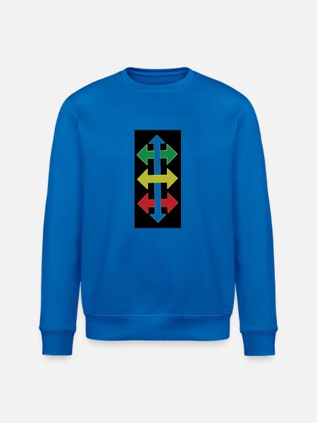 Bunte Pfeile - Stanley/Stella Unisex Bio-Sweatshirt ROLLER - Königsblau