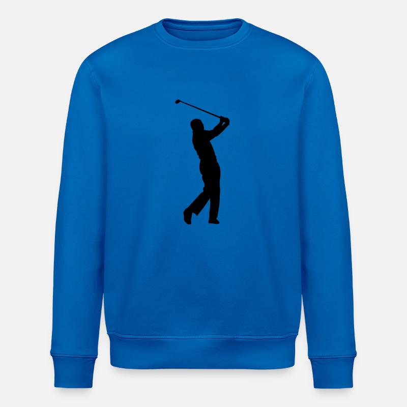 Golf Golfer Golfspieler Golfplatz - Stanley/Stella Unisex Bio-Sweatshirt ROLLER - Königsblau
