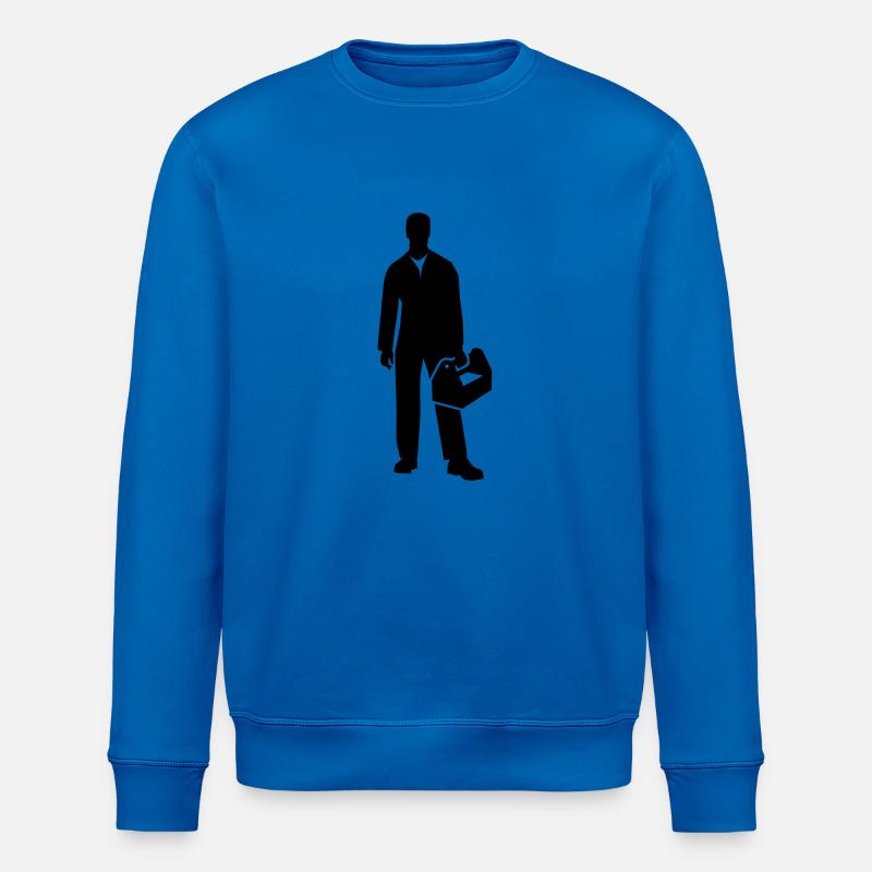 Monteur - Sweat bio ROLLER Stanley/Stella Unisexe - bleu roi