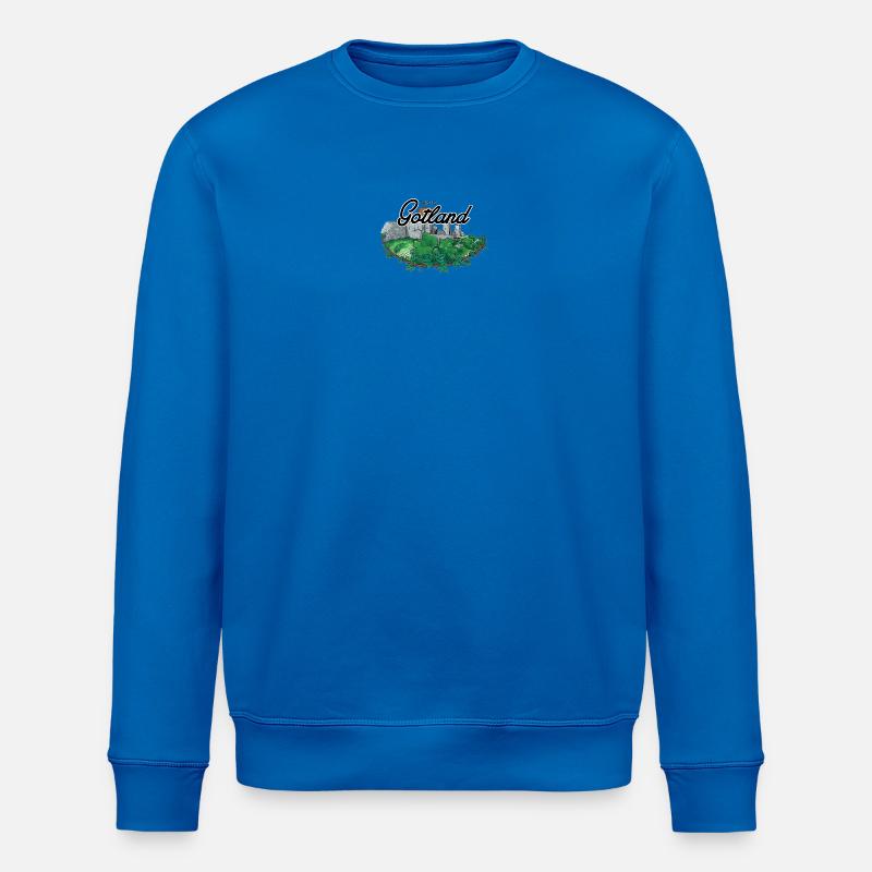 Das ist Gotland - Der Ringwall - Stanley/Stella Unisex Bio-Sweatshirt ROLLER - Königsblau