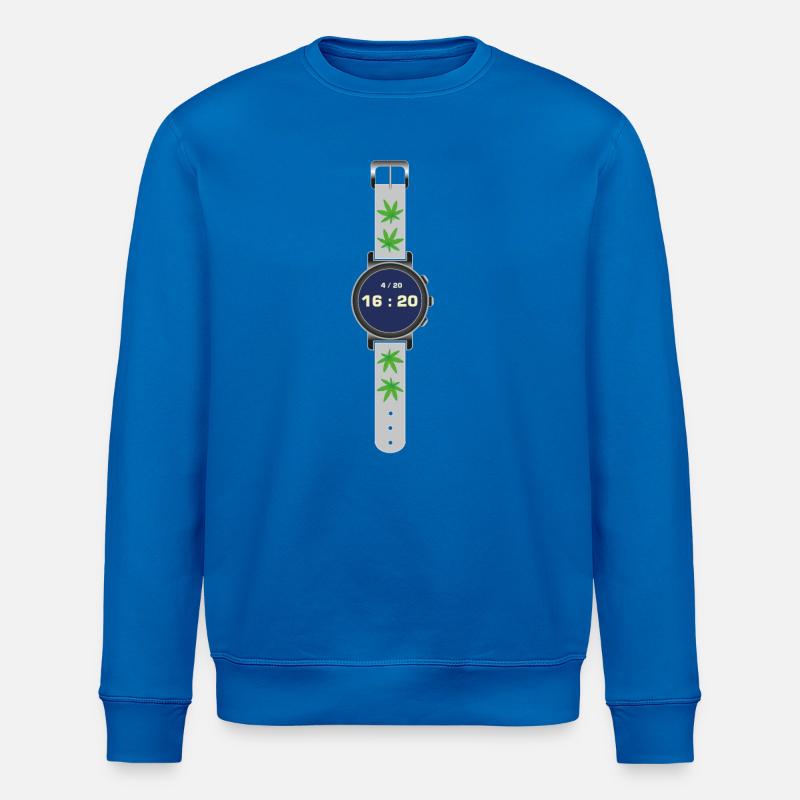 Cannabis Zeit 420 - Stanley/Stella Unisex Bio-Sweatshirt ROLLER - Königsblau