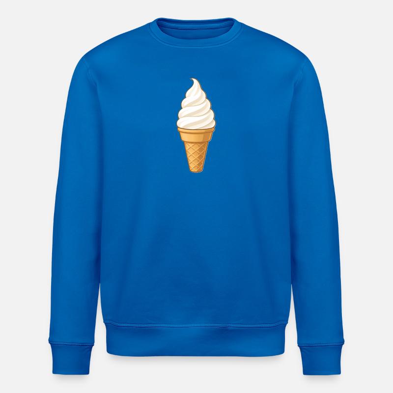 Vanille-Softeis - Stanley/Stella Unisex Bio-Sweatshirt ROLLER - Königsblau