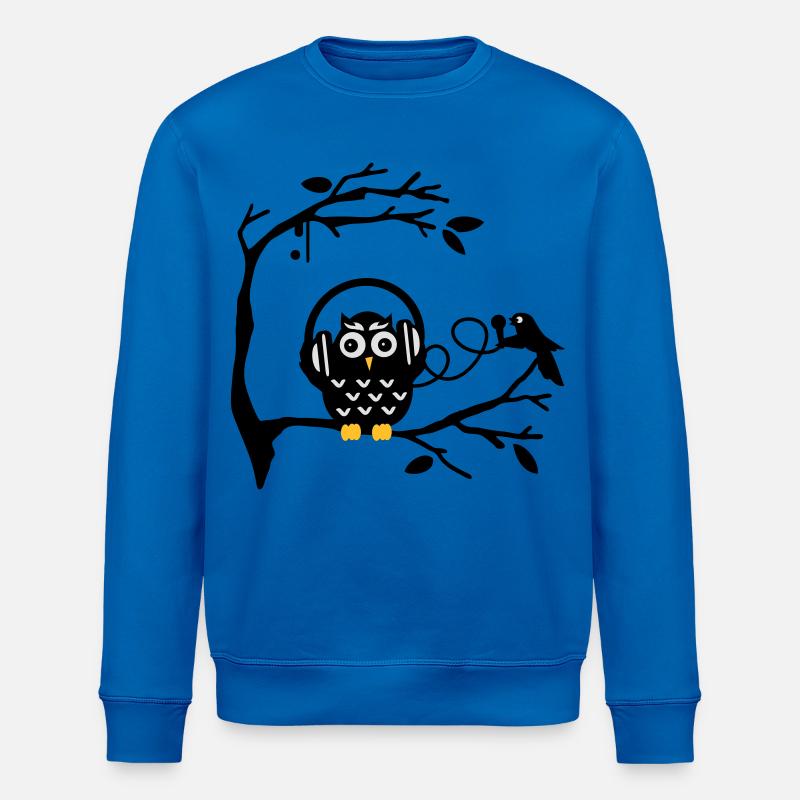 Écouter de la musique - Sweat bio ROLLER Stanley/Stella Unisexe - bleu roi